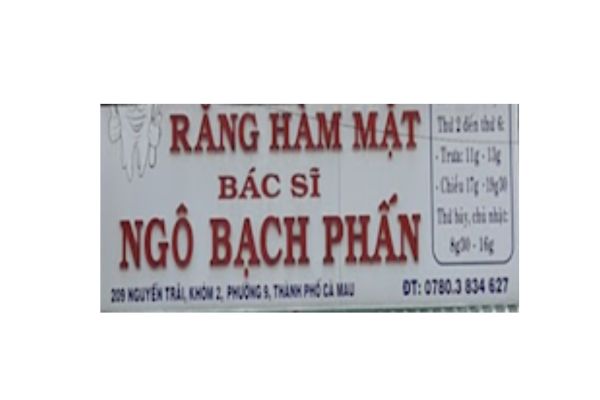 NHA KHOA BẠCH PHẤN - CÀ MAU